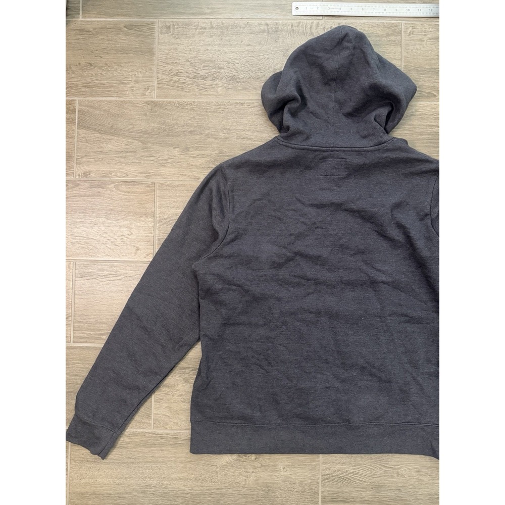 Champion Hoodie Mens Large Gray Script Logo Pullover Sweatshirt Embroidered - Picture 16 of 16